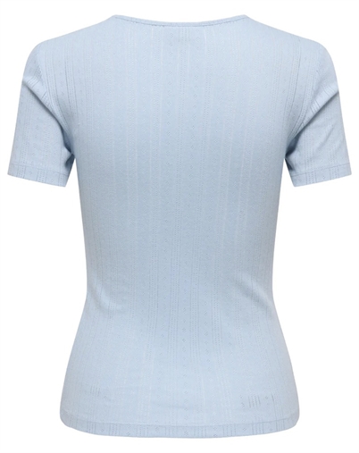 JDY - JDYSalsa Mia Life O-Neck Top - Cashmere Blue